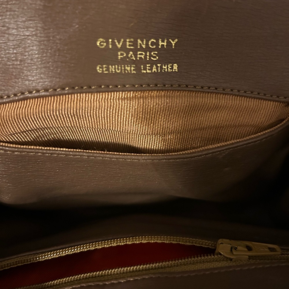 Vintage Givenchy Paris Genuine Leather Crossbody Bag - Picture 2 of 4